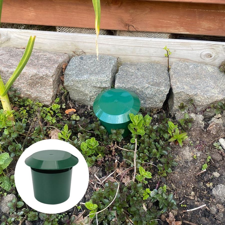 Gintrap Schneckenfalle Set aus 12 Stück, umweltfreundliche Nacktschneckenkäfige aus Kunststoff zur Schädlingabwehr im Garten - Bild 7