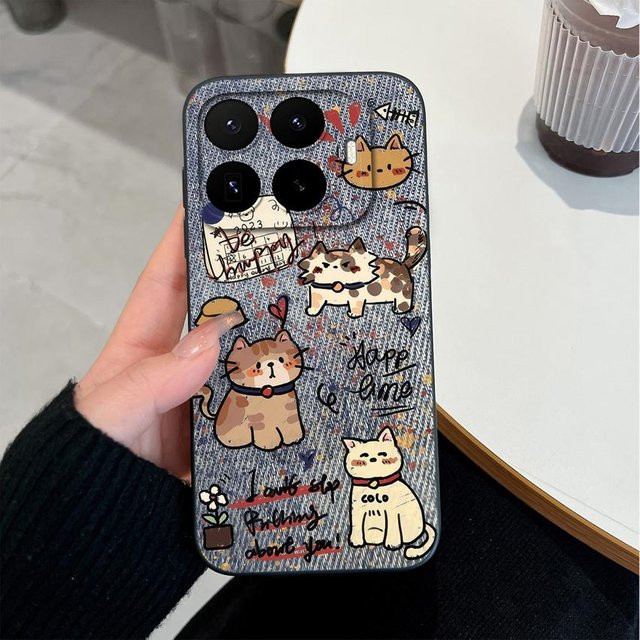 Stoßfeste Handyhülle aus weichem Flüssigsilikon mit Sünder Stern Design für Xiaomi 17 15 14 13 12 17T 14T 15T Pro 13 Lite Pro Max in Transparent Multicolour - Bild 1
