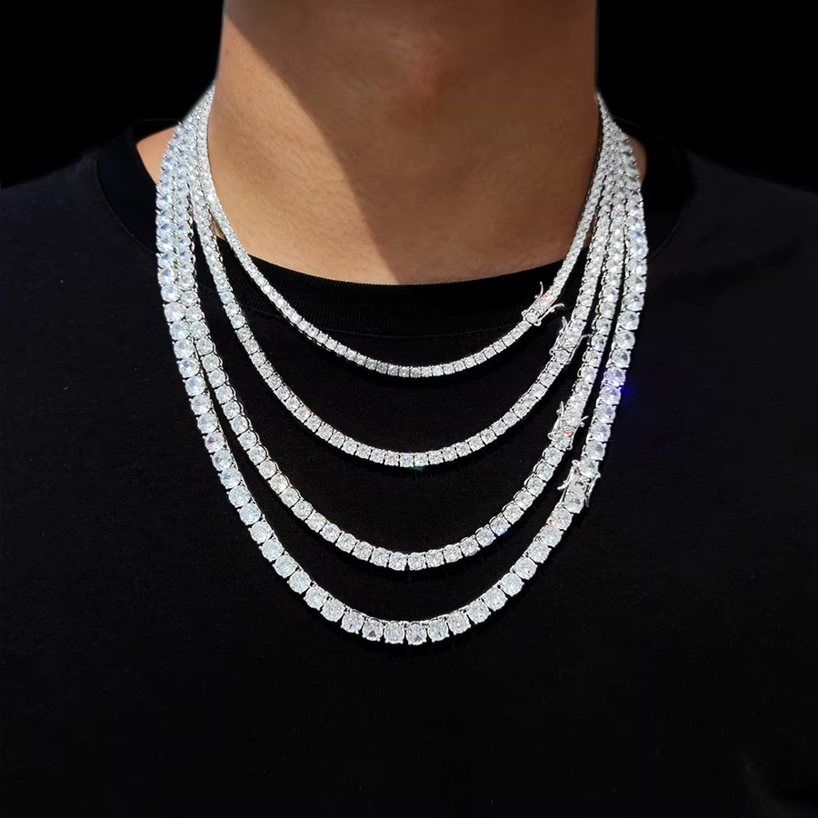 ESKEEM Tennis Kette, Zirkonia, Unisex - Bild 3