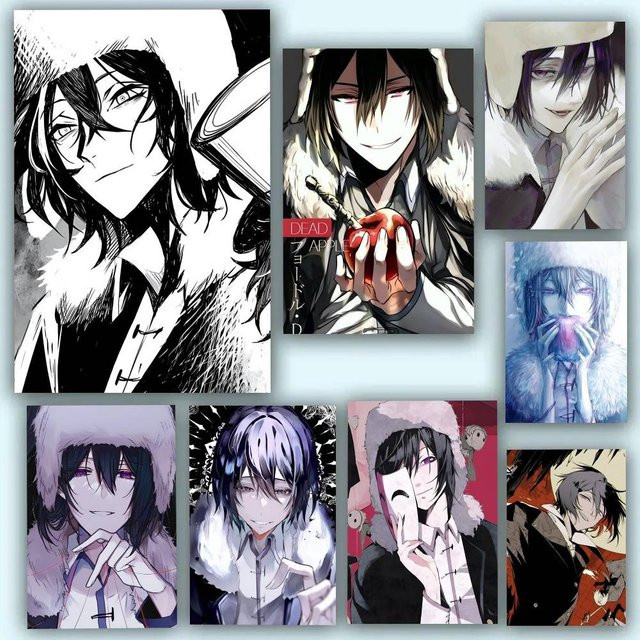 Selbstklebendes und wasserfestes Anime Poster Fyodor D aus Bungo Stray Dogs in Mehrfarbig, Rechteckig - Bild 1
