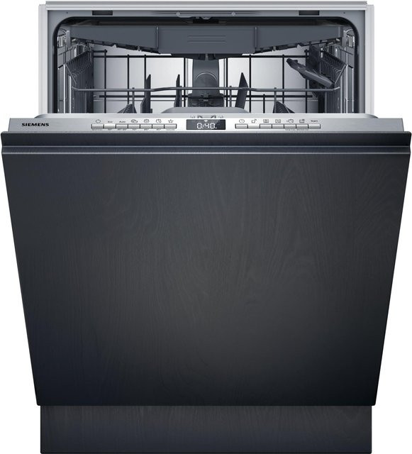 Siemens iQ300 SX63HX03VE Einbau-Geschirrspüler vollintegriert, Breite: 60 cm, Farbe: Schwarz - Bild 1