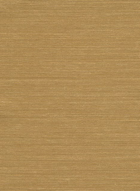 Arte International Tapete Agave in Hazelnut mit botanischem Textildesign in Braun und Gelb - Bild 1