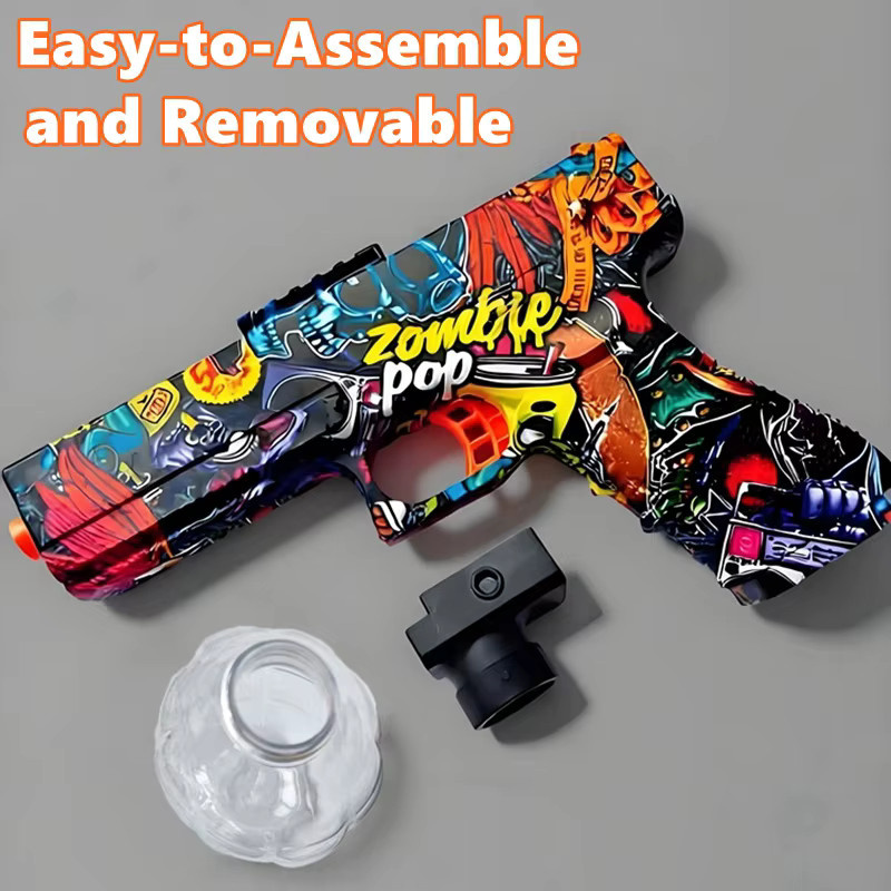 OiKe Elektrische Blaster-Pistole, Automatische Gel-Ball-Splatterpistole, ab 14 Jahren - Bild 4