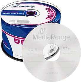 MediaRange CD-R Rohlinge 700 MB in Silber, 50er Cakebox - Bild 2