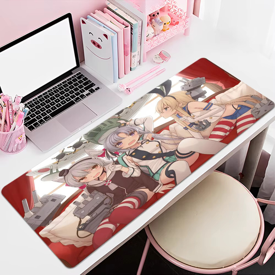 Kantai Collection Custom Skin Mauspad mit Anime Cartoon Design in Mehrfarbig für Gaming und Schreibtisch als Zubehör - Bild 4
