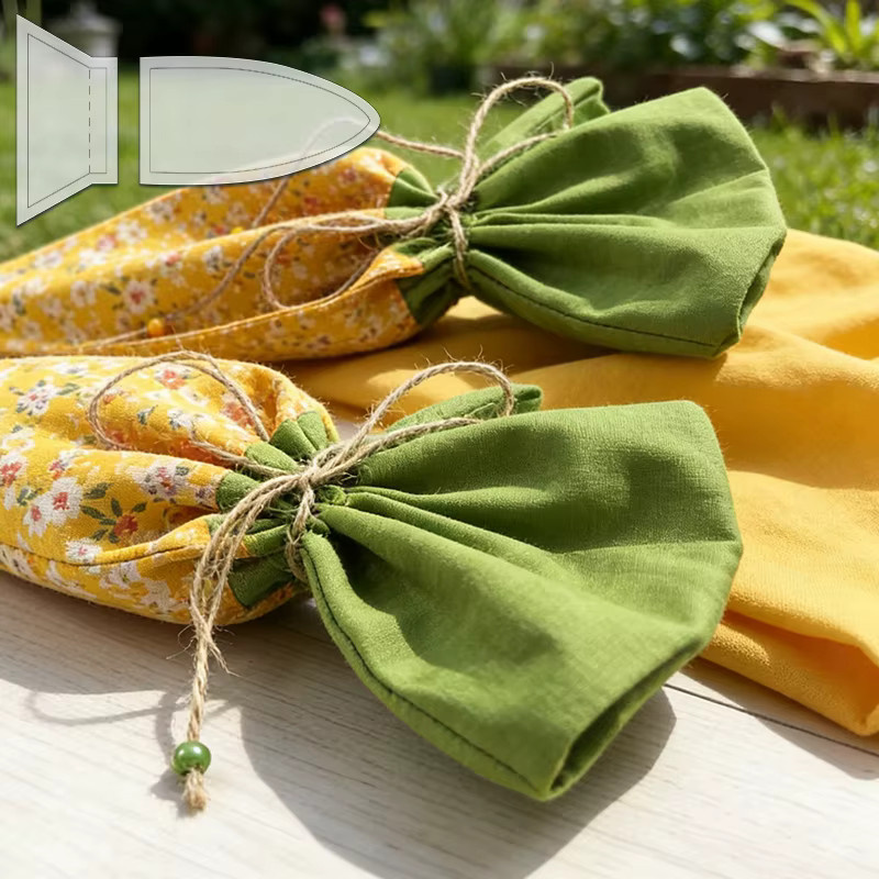 YOMDID 2 Stück Oster-Karotten-Nähvorlagen für DIY-Aufbewahrungstaschen und Quilt-Muster - Bild 1