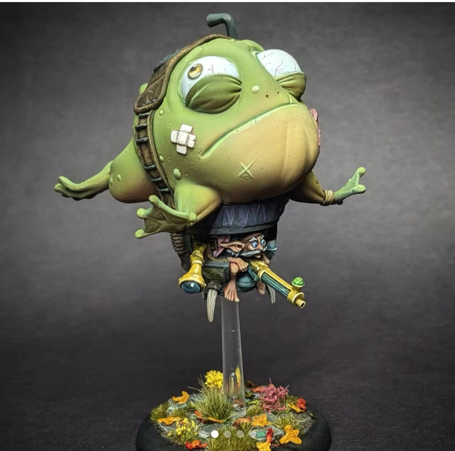 Resinking MoonStne Goblin Airship, Modellbausatz aus Kunstharz, Fantasy - Bild 2