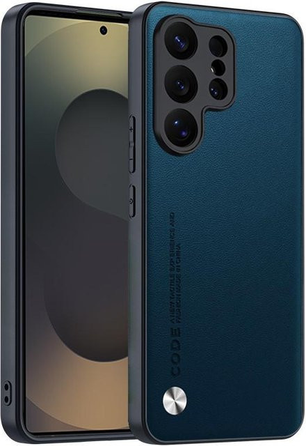 Stoßfeste Luxus PU-Leder Schutzhülle für Samsung Galaxy S26 Ultra, S25, S24 Plus und S24 in Blau - Bild 1