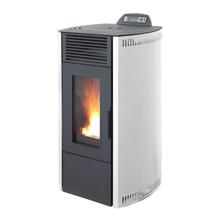 Rowi Pelletofen in Weiß mit 7,7 kW Leistung - Bild 2