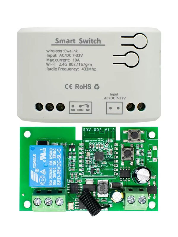 Ewelink Smart WiFi Switch 1-Kanal Relais für Home Automation, kompatibel mit Alexa und Google Home, AC/DC 7-32V/85-250V - Bild 7