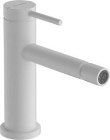 Hansgrohe Einhebel-Bidetarmatur Tecturis S mit Zugstangen-Ablaufgarnitur, mattweiß - Bild 1
