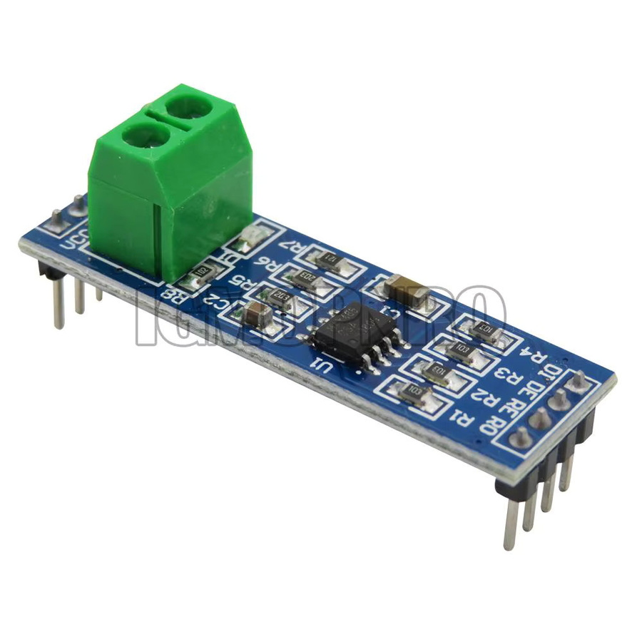 MAX485 TTL zu RS485 Konverter Modul in Blau für Arduino und Mikrocontroller MCU Entwicklung - Bild 2