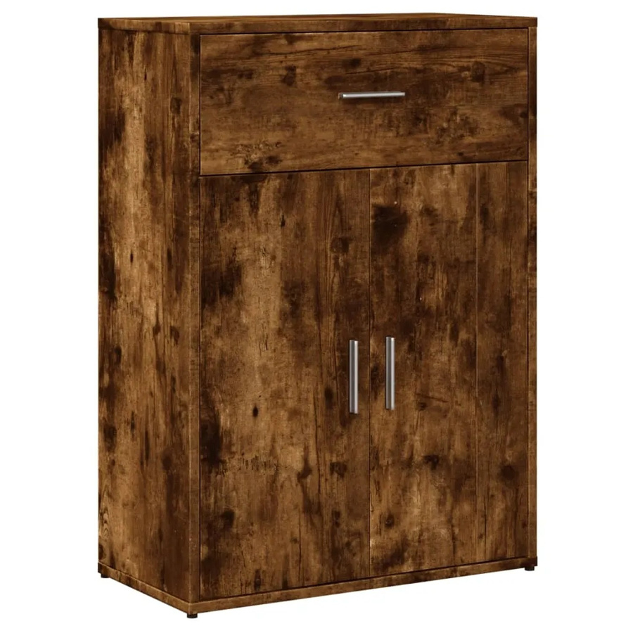 vidaXL Sideboard Sonoma Eiche in Braun aus Holzwerkstoff, B/T/H: 60 x 30 x 84 cm - Bild 2