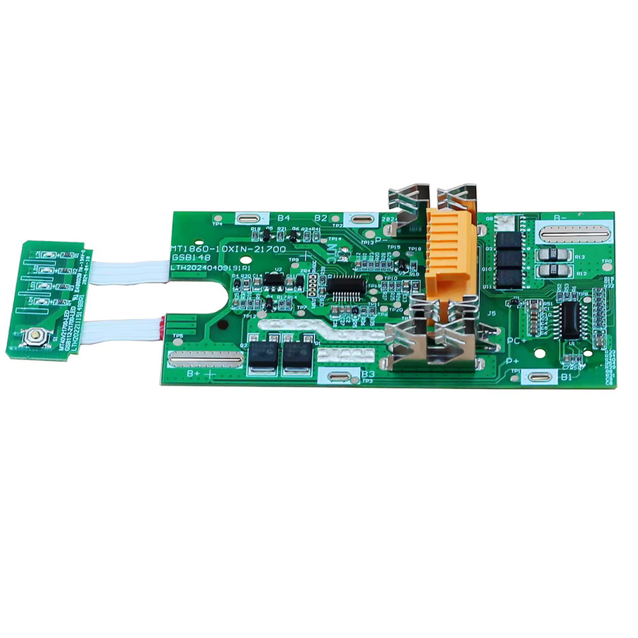 BMS-Schaltung mit Power-Display für Makita 18V Lithium-Akkus der Typen BL1830, BL1840 und BL1860 in Grün - Bild 2