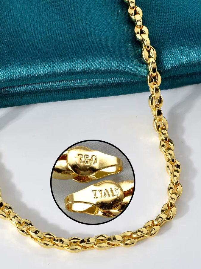 Halskette 750 Gold, Unisex - Bild 5