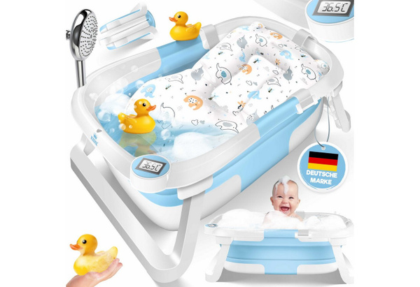 KIDIZ Babybadewanne für Neugeborene und Kleinkinder von 0 bis 12 Monaten