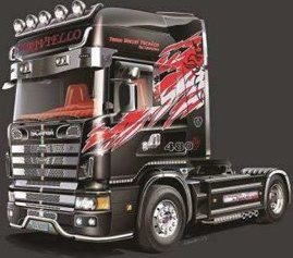 Italeri Scania 164L Topclass, Fahrzeug, 1:24, Schwarz - Bild 1
