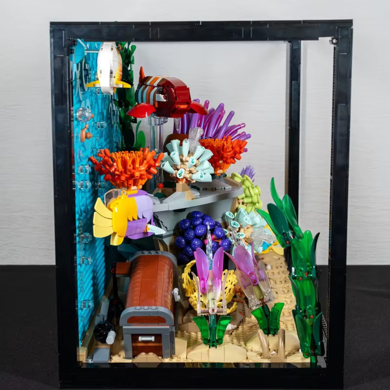TEOK Tropisches Aquarium-Modell, Bausteine-Set, 4154 Teile, ab 14 Jahren - Bild 4