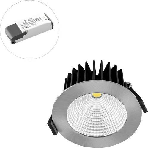 EVN LED-Einbauleuchte LC44101302 in Chrom, 10W, rund - Bild 1