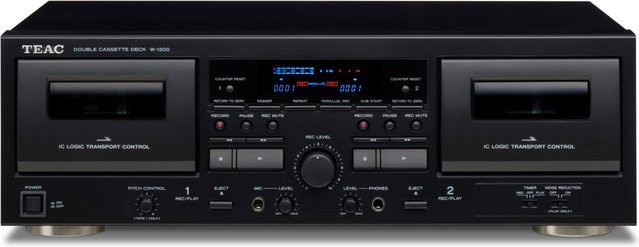 TEAC W-1200 in Schwarz mit USB-C Anschluss - Bild 1