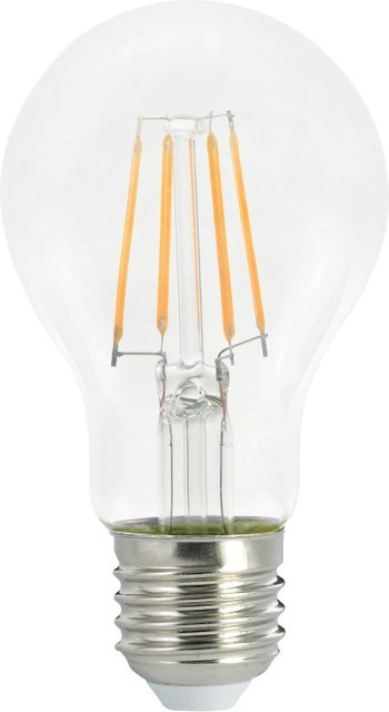 LED's,ight LED Filament Leuchtmittel E27 Glühlampenform A60 in Klar, 7 W, 806 lm, 2700 K Warmweiß - Bild 1