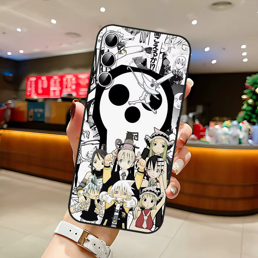 Anime Soul Eater Soft Cover Handyhülle für Samsung Galaxy S21 S22 S23 S24 S25 S26 Ultra FE Plus 5G A52S in Multicolour - Bild 5