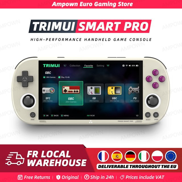 TRIMUI SMART PRO Handheld Game Console mit 64GB und RGB-Beleuchtung - Bild 1