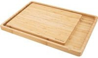 Broil King Bambus-Schneidebrett in Braun mit Saftrinne, rechteckig - Bild 1