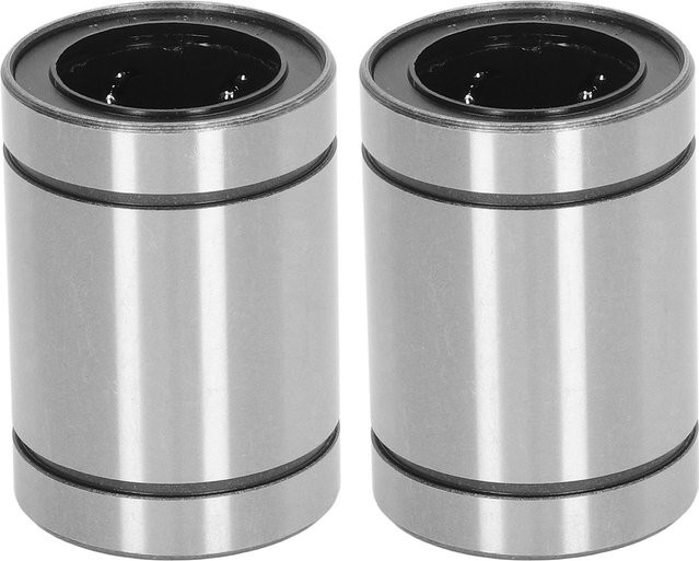 2 Stück Lineare Zylindrische Bewegungs-Kugellager LM30UU aus Stahl in Silber für 3D-Drucker und CNC-Maschinen - Bild 1