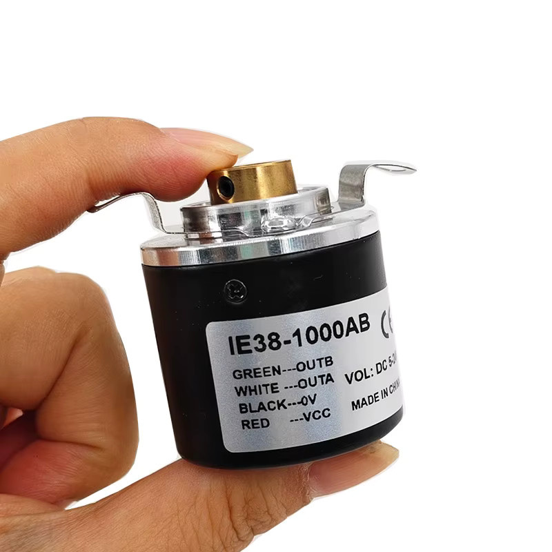 CNMAWAY IE38-1000AB Hohlwellen-Inkremental-Drehgeber 12-24V mit 5/6/8mm Bohrung und 100-1000PPR als industrieller Automatisierungs-Impulssensor - Bild 3