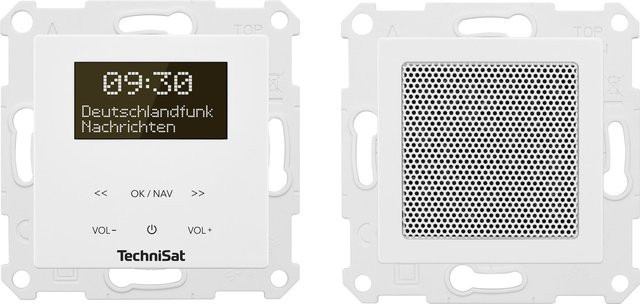 TechniSat DIGITRADIO UP 55 Unterputzradio mit DAB+ und UKW in Weiß - Bild 1