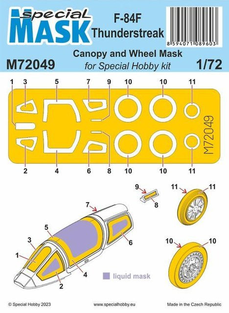 Special Hobby F-84F Thunderstreak - Mask - Bild 1