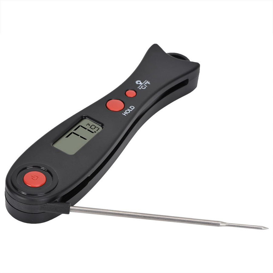 KONNWEI BBQ Holzkohlegrill mit Temperaturanzeige und Grillthermometer in Schwarz und Rot - Bild 3
