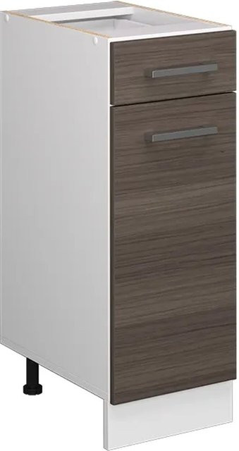 Vicco Küchenunterschrank R-Line Schubladenschrank in Grau/Weiß mit 30 cm Breite - Bild 1