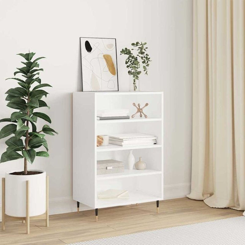 Vidaxl Schrank Weiß Minimalistisch B: 57 cm, T: 35 cm, H: 90 cm - Bild 1