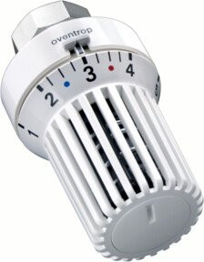 Oventrop Thermostat Uni XHM 7-28 GrC mit m 0-Stellung und Flüssig in Weiß - Bild 1