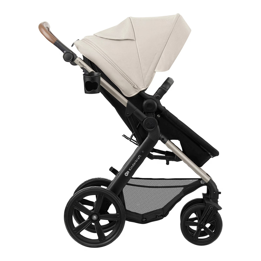 Kinderkraft Kombikinderwagen MOOV 2 Trio-Set mit Babyschale MINK PRO in Grau - Bild 2