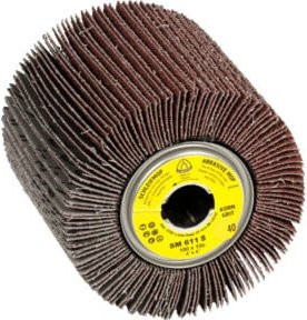 Klingspor Schleifmoprad SM 611 Universal für Winkelschleifer, Korn 80, Farbe: Braun, B: 100 cm, T: 100 cm, H: 19 cm - Bild 1