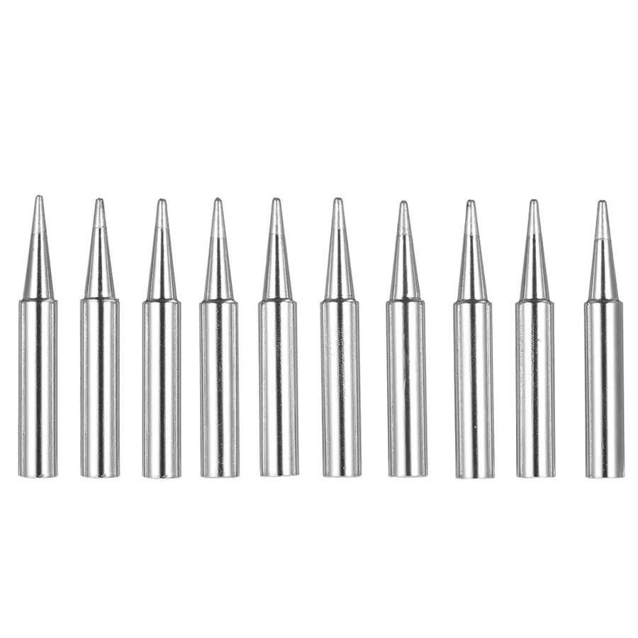 10er Set Hakko 900M-T-B Lötkolbenspitzen in Silber für Hakko 936 und 907 Rework Stationen - Bild 2