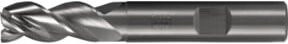 PFERD VHM-Fräser Ø6mm, 3 Schneiden, 2xDC, Fase 0,1mm 45°, unbeschichtet, Schaft HB, Performance Aluminium, Farbe: silver - Bild 1