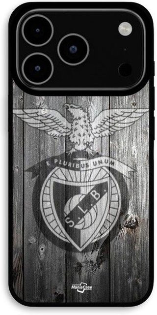 Maniacase iPhone 17 Pro Hülle SCP Benfica in Schwarz und Grau - Bild 1