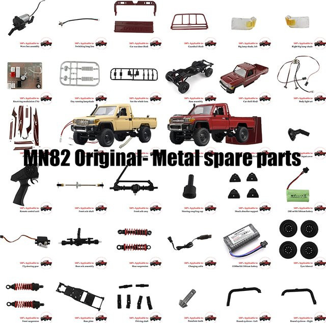 MN Modell MN82 LC79, RC Original Ersatzteile, 1:12, Zubehör - Bild 1