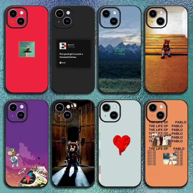 Genius Ye Ziegenalbum Handyhülle für iPhone 12 bis 16 Pro Max Plus in Schwarz Softshell - Bild 1