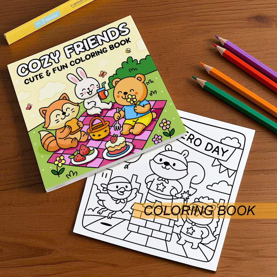 COZY FRIENDS, Malbuch - Bild 3