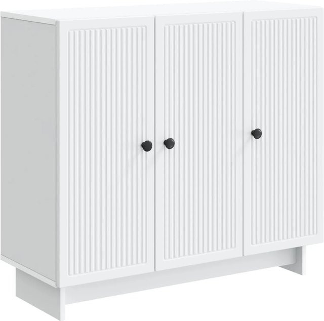 vidaXL Sideboard in Weiß im Vintage-Style aus Holzwerkstoff, B/T/H: 89 x 34,5 x 80 cm - Bild 1