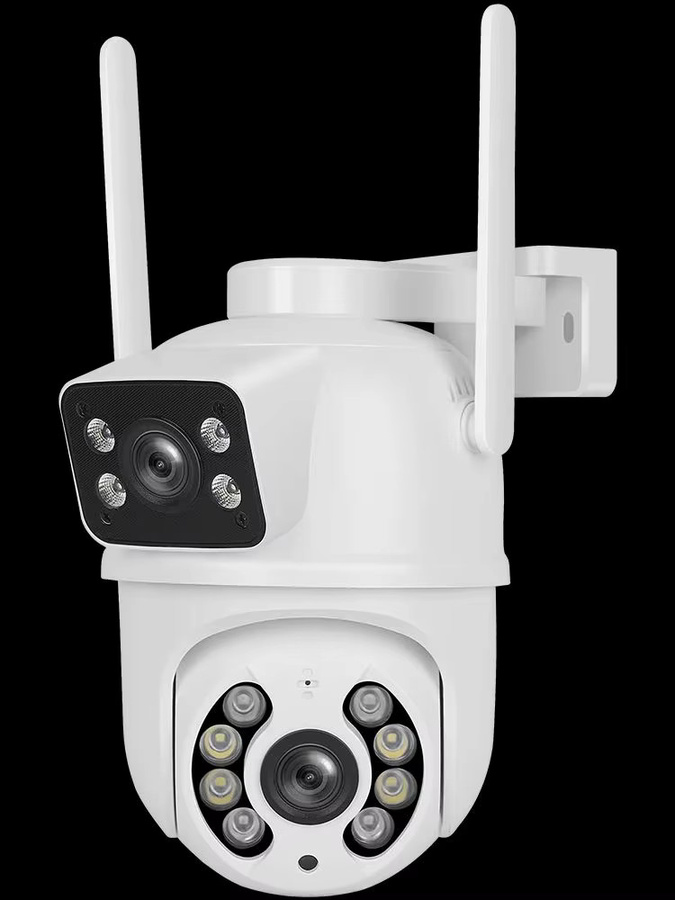 ziicam 4K 8MP Dual Lens PTZ Outdoor Sicherheitscamera mit Dual Screen, WLAN IP Kamera mit KI-Personenerkennung, Weiß - Bild 7