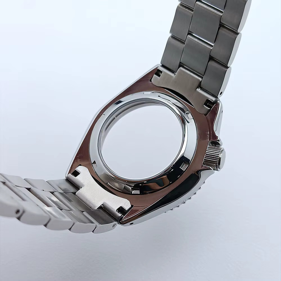 Dwayne Campbell Uhrenbox, Edelstahl, Schwarz, Silbrig, 42 mm - Bild 2