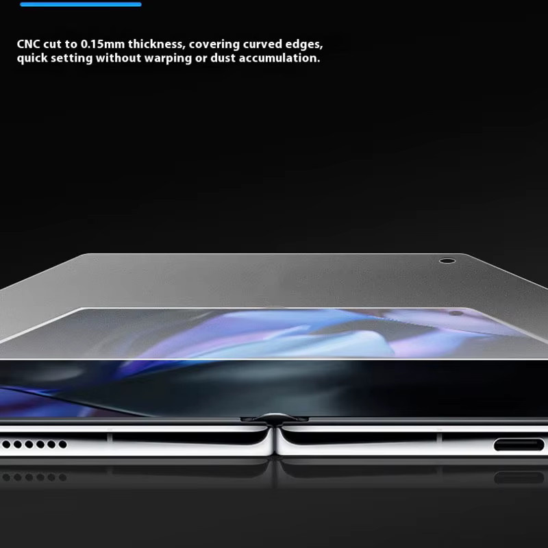3-in-1 Hydrogel Displayschutzfolie für Google Pixel 10 9 Pro Fold und Pixel Fold, matt, TPU Ganzkörper-Aufkleber, transparent - Bild 4