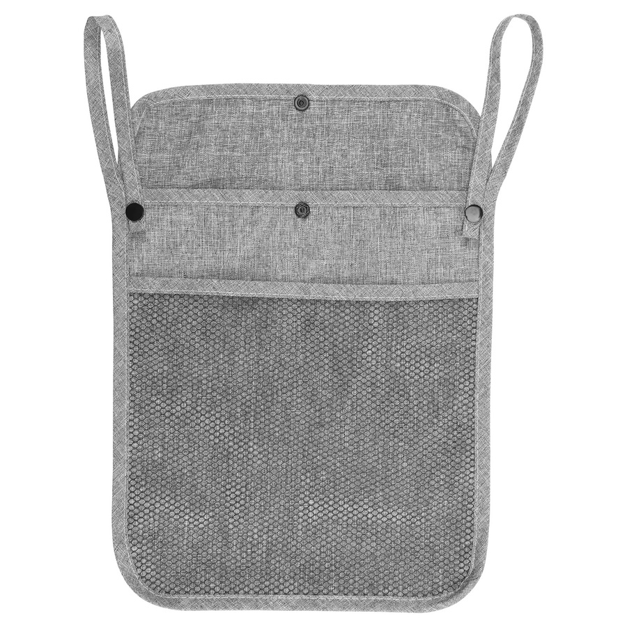 Willstar Baby Kinderwagen Organizer in Grau mit Doppel-Taschen und Mesh-Fächern - Bild 7