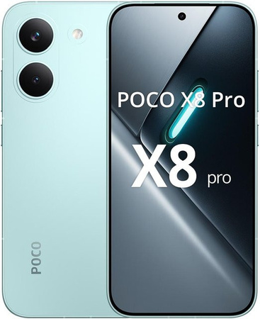 Xiaomi POCO X8 Pro 5G Smartphone mit 512 GB Speicher, grün, NFC und Bluetooth